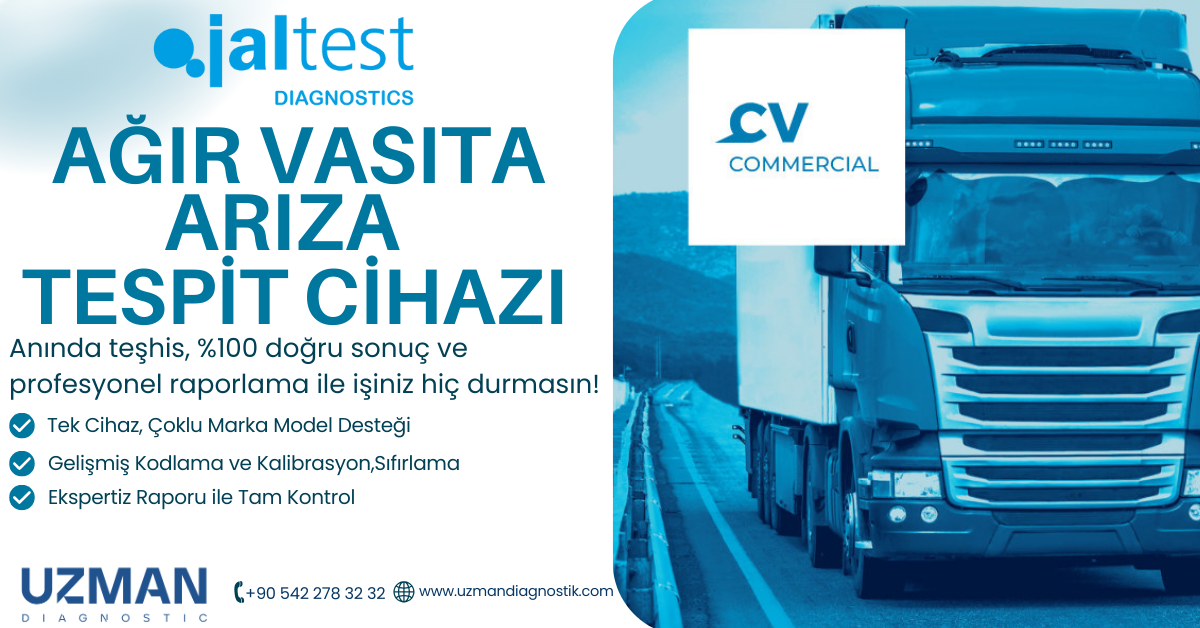 Jaltest TRUCK 2026 Man Mercedes Arıza Tespit Cihazı
